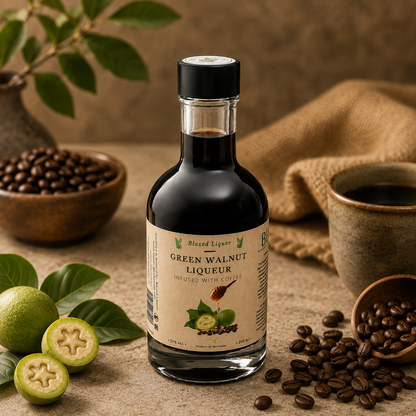 Coffee Beans Infused Green Walnut Liqueur
