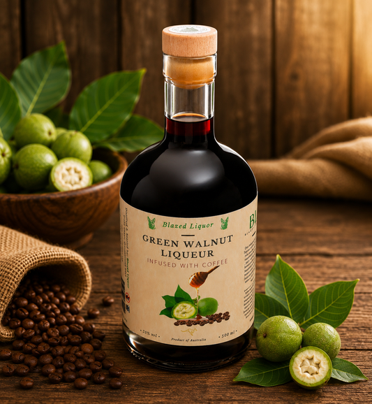 Coffee Beans Infused Green Walnut Liqueur