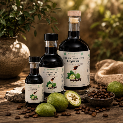 Coffee Beans Infused Green Walnut Liqueur